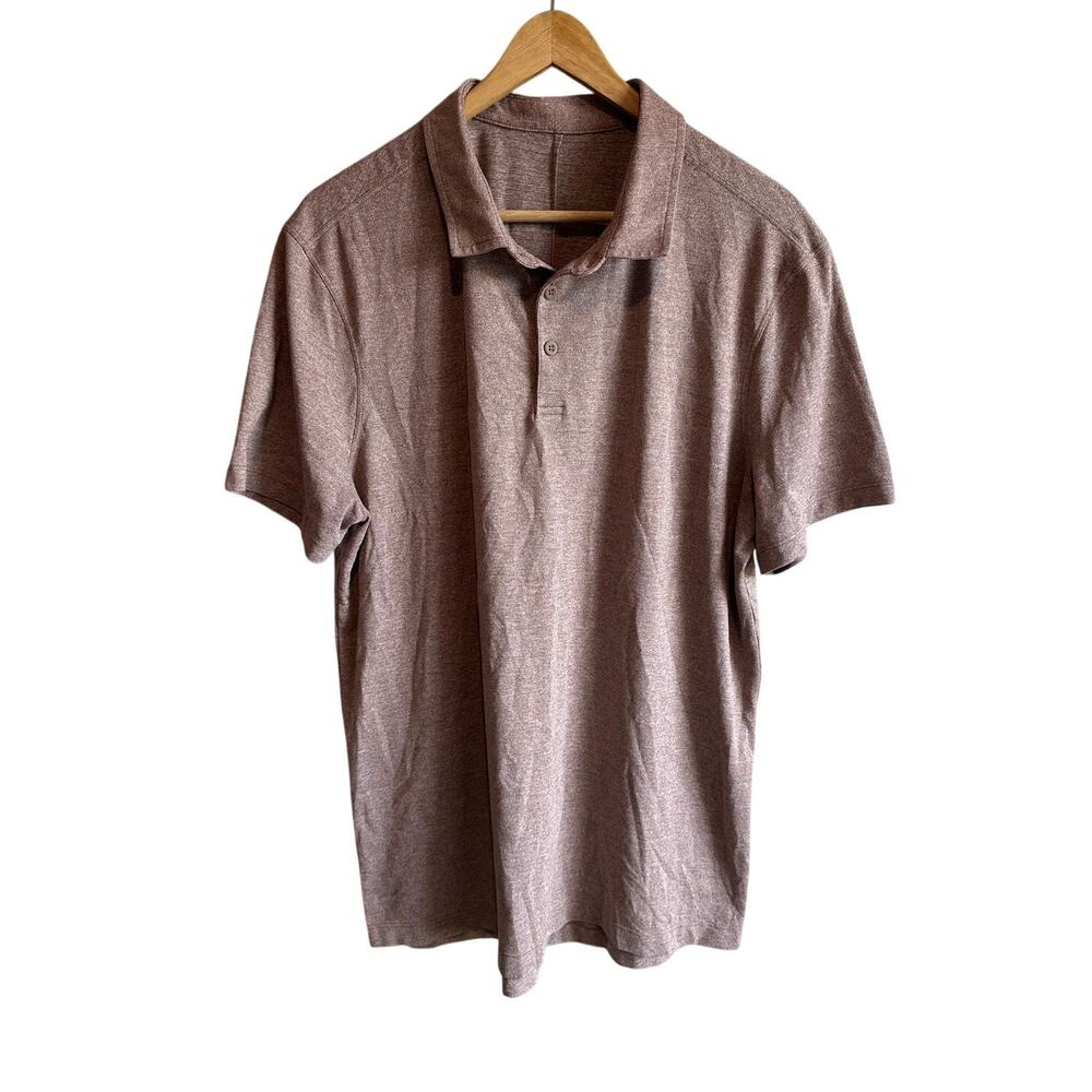 Lululemon Evolution Short Sleeve Polo Shirt Pique XL